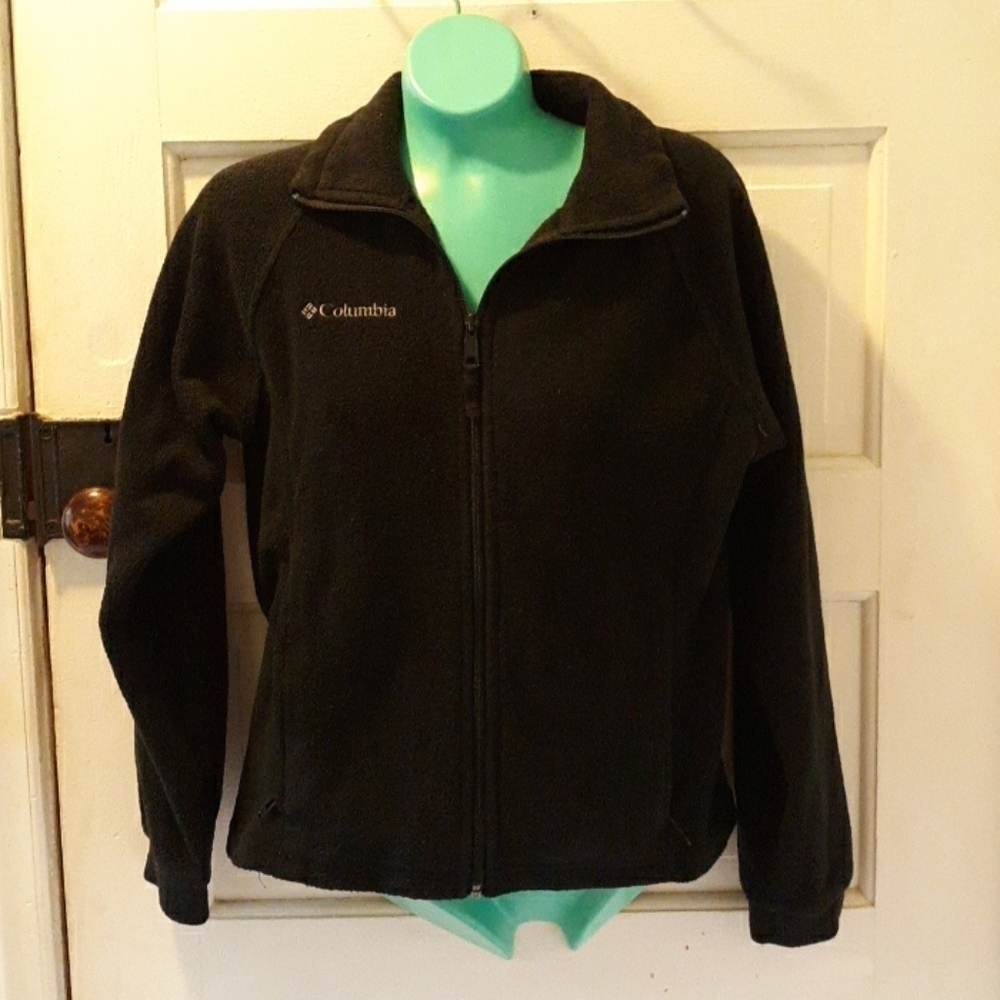 Columbia black fleece youth 14/16